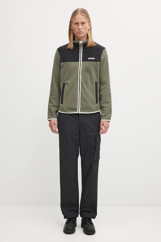 Napapijri bluza polarowa T-Dergana NP0A88V1G0A1 zielony