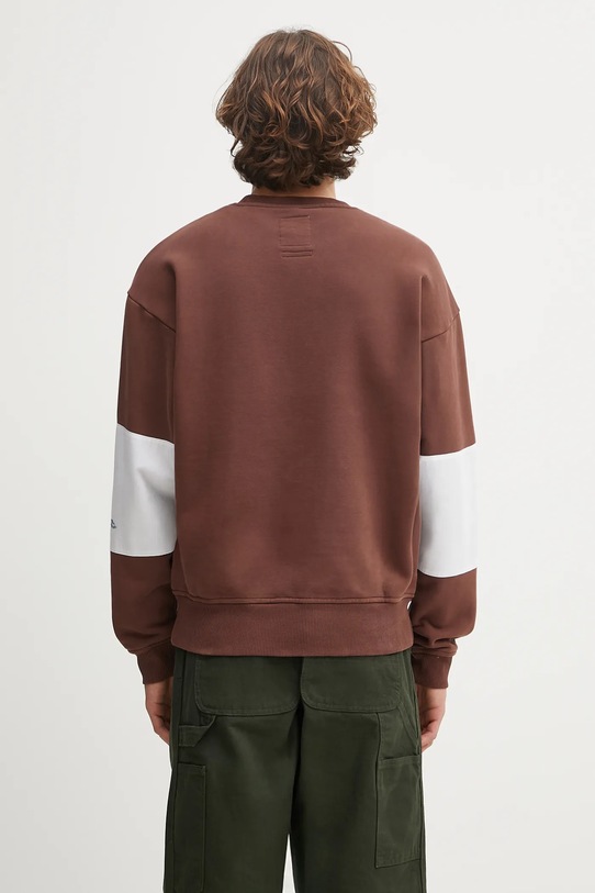 Oblečení Bavlněná mikina Napapijri x Martine Rose NP0A4I4ZWT11 hnědá