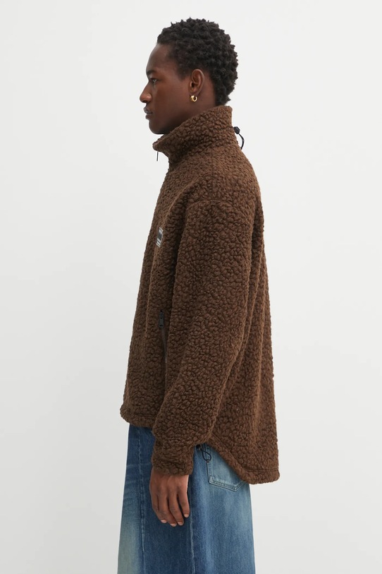 Φούτερ με προσθήκη μαλλιού Napapijri Napapijri x Martine Rose NP0A4IG7WT11 καφέ AW25