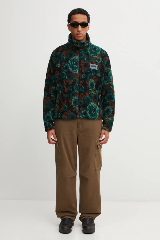 Флисовая кофта Napapijri x Martine Rose NP0A4FPLFUB1 бирюзовый