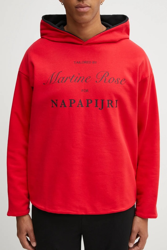 Napapijri cotton sweatshirt Napapijri x Martine Rose red NP0A4H8MRB11
