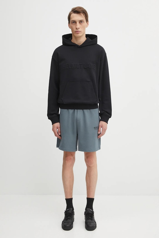 Helmut Lang bluza bawełniana P04HM504 czarny