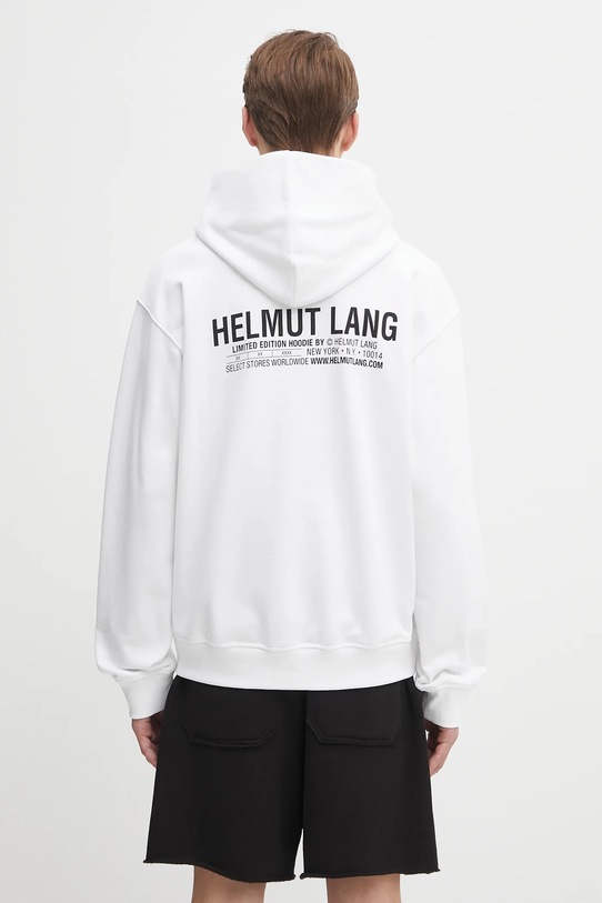 Odzież Helmut Lang bluza bawełniana P04HM508 biały