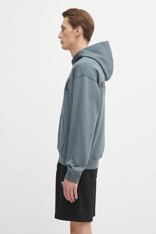 Helmut Lang bluza bawełniana P04HM508 niebieski AW25