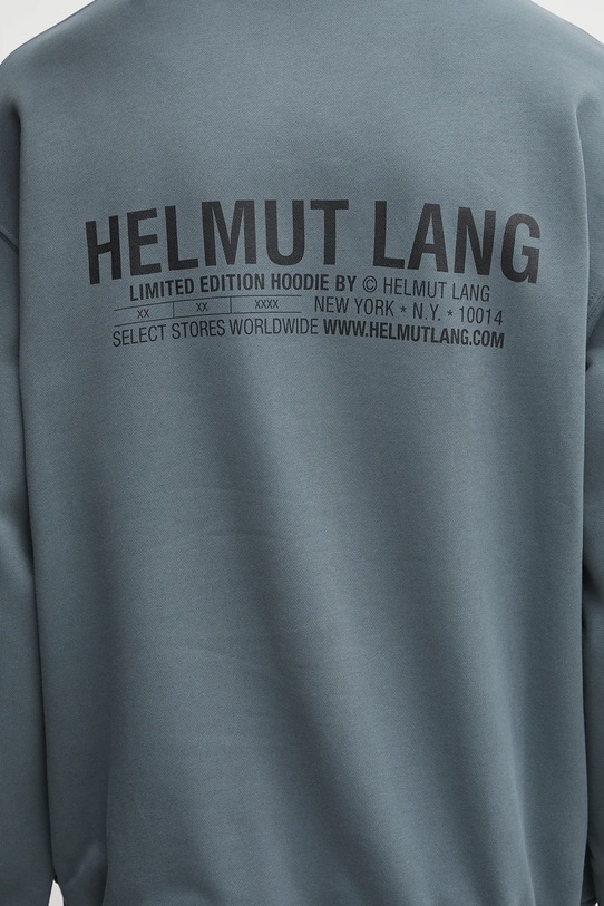 Helmut Lang bluza bawełniana P04HM508 niebieski