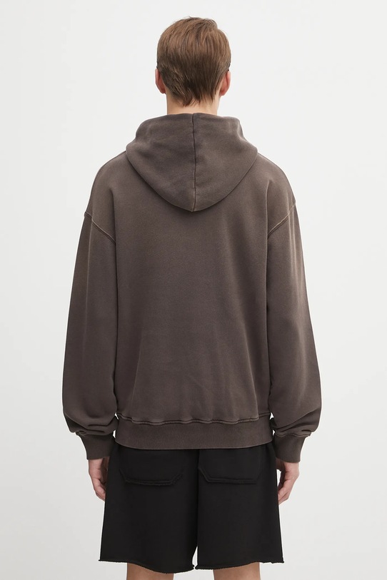 Odzież Helmut Lang bluza bawełniana P05HM502 brązowy
