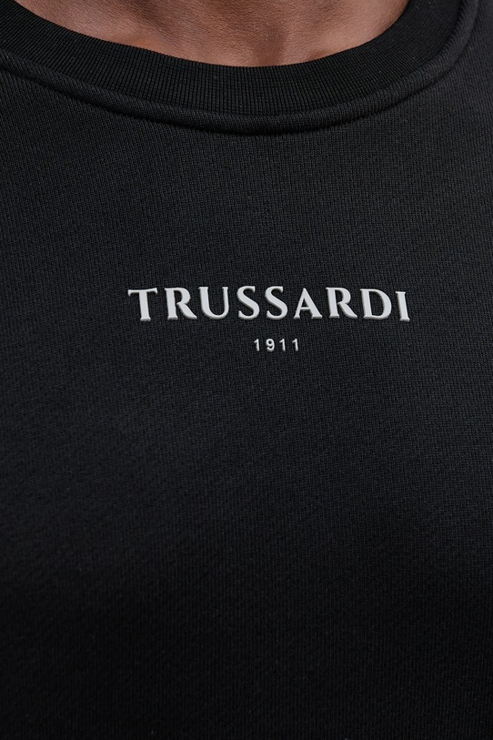 Bavlněná mikina Trussardi G8158000085N černá