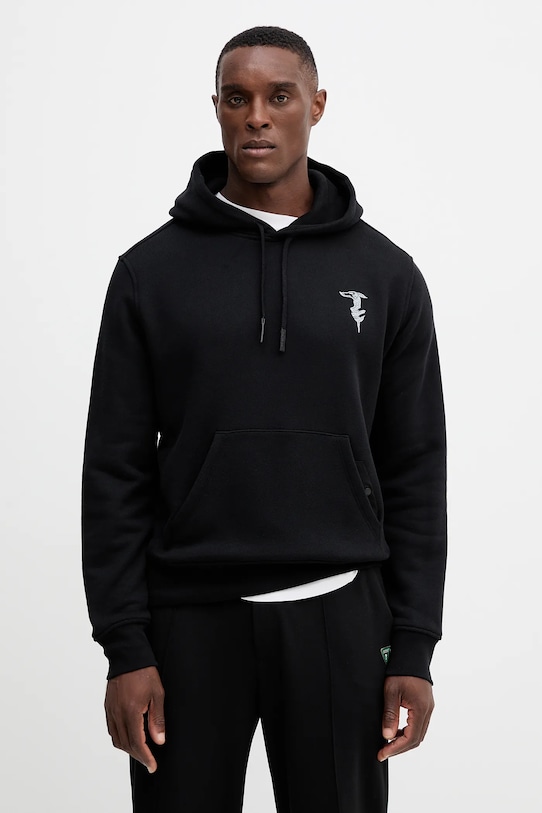 Trussardi hanorac de bumbac imprimeu negru G8078200033N