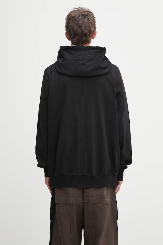Odzież Rick Owens DRKSHDW bluza bawełniana Jumbo Gimp DU02E7283.RIG czarny
