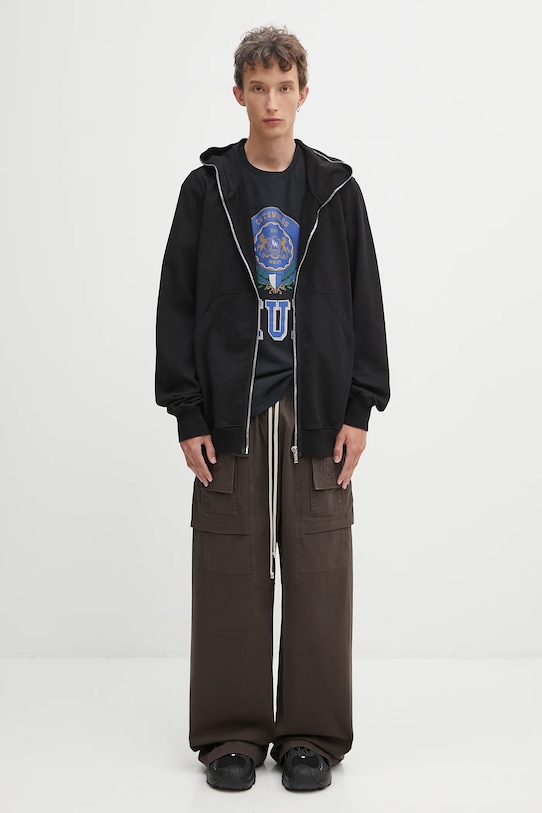 Rick Owens DRKSHDW bluza bawełniana Jumbo Gimp DU02E7283.RIG