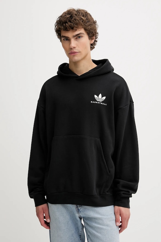 adidas Originals bluza bawełniana Intercon nadruk czarny JW8615
