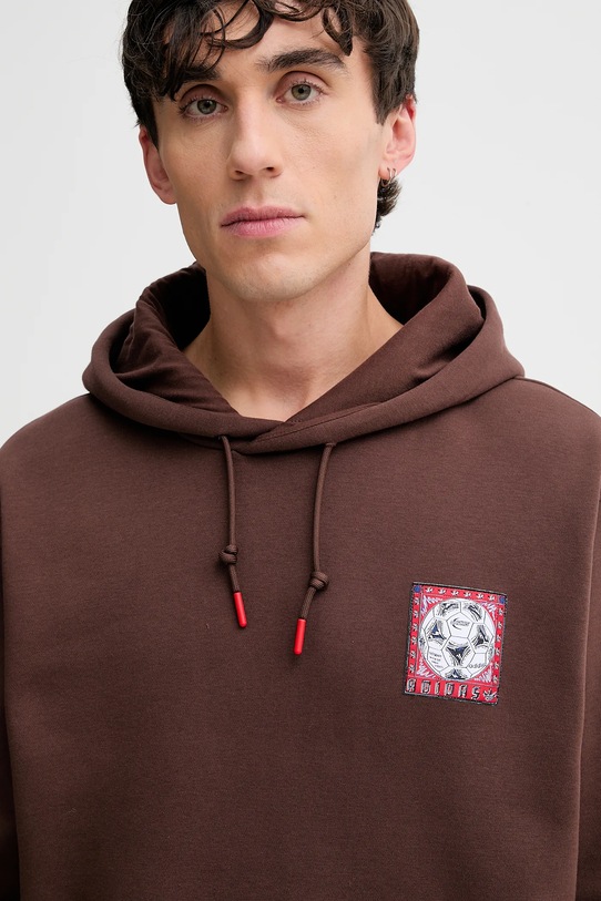 adidas Originals bluza Graphic brązowy JX3095