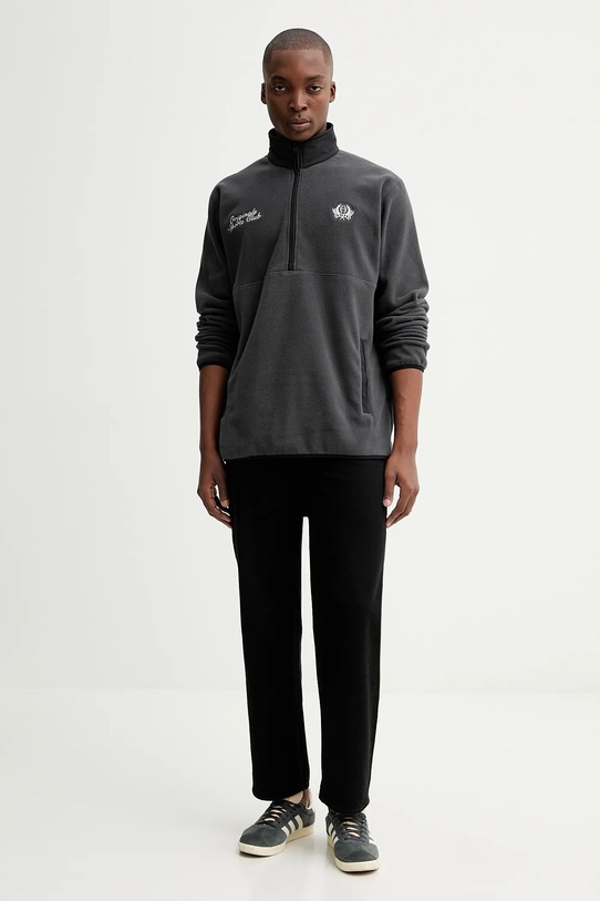 adidas Originals bluza polarowa Varsity Regular JX8191 szary AW25