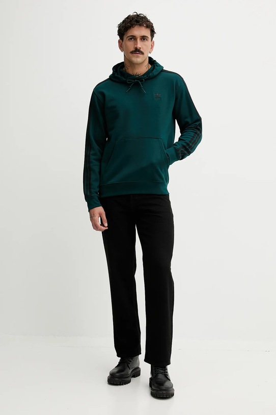 adidas Originals bluza 3-Stripes JY1378 zielony AW25