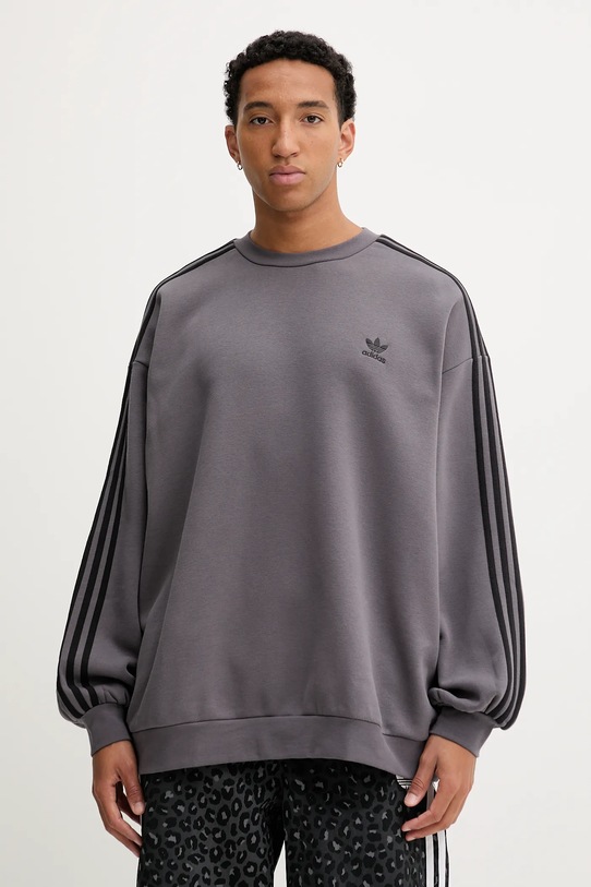 adidas Originals bluză Adicolor imprimeu violet JY1402