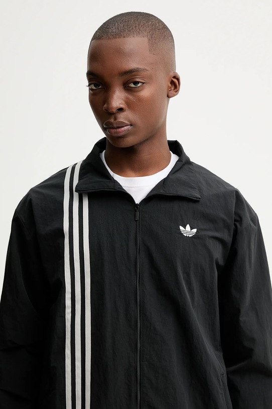 Mikina adidas Originals Firebird čierna JV9882