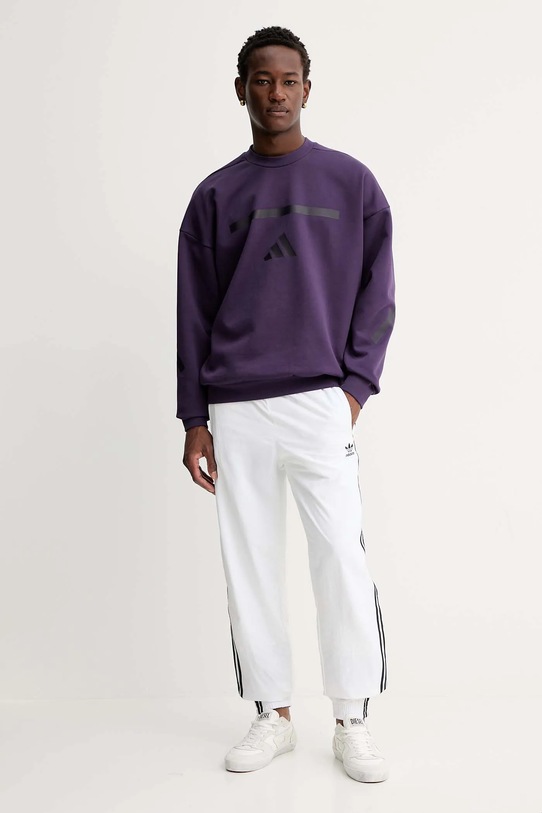 adidas bluza adidas x Z.N.E JW4751 fioletowy AW25