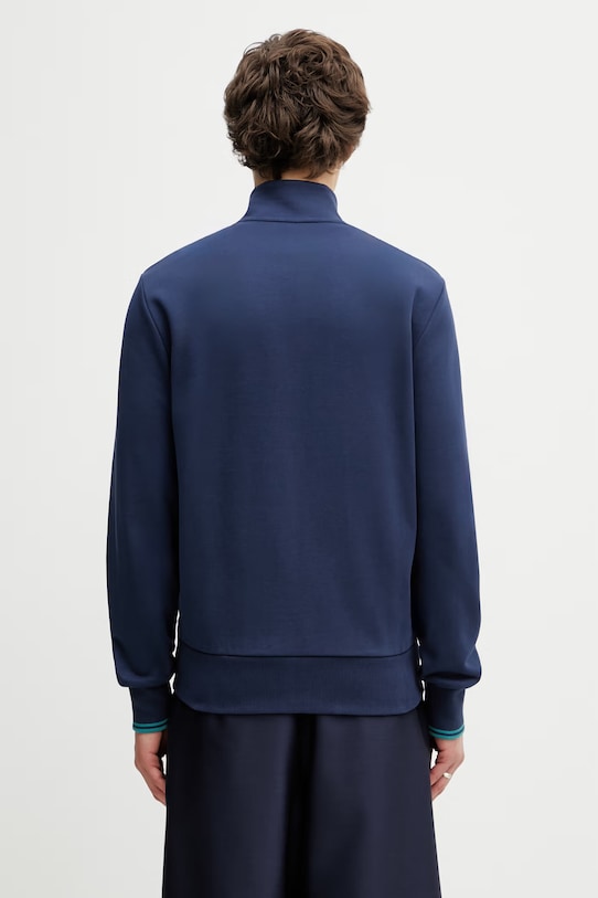 Odzież Fred Perry bluza rozpinana bawełniana męska J1327 granatowy