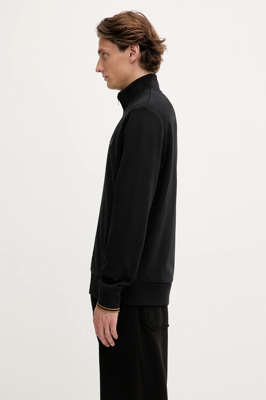 Fred Perry bluza bawełniana J1327 czarny AW25