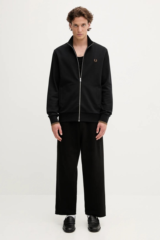Fred Perry hanorac de bumbac J1327 negru