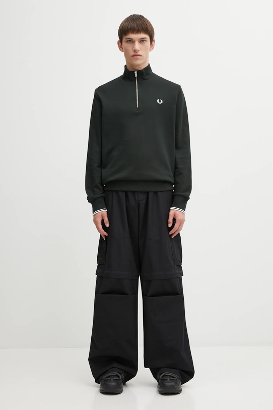 Fred Perry hanorac de bumbac M3574 verde