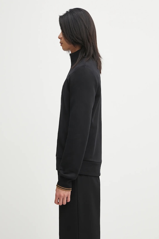 Fred Perry bluza bawełniana M3574 czarny AW25