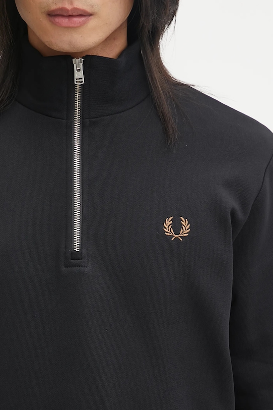 Fred Perry bluza bawełniana czarny M3574