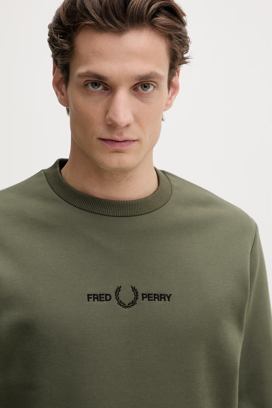 Fred Perry bluza zielony M4727