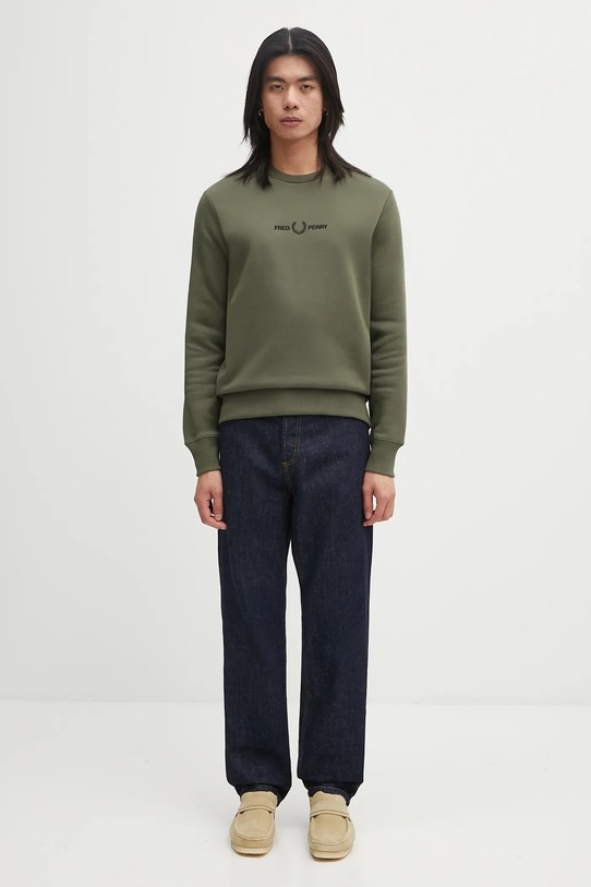 Fred Perry bluza M4727 zielony