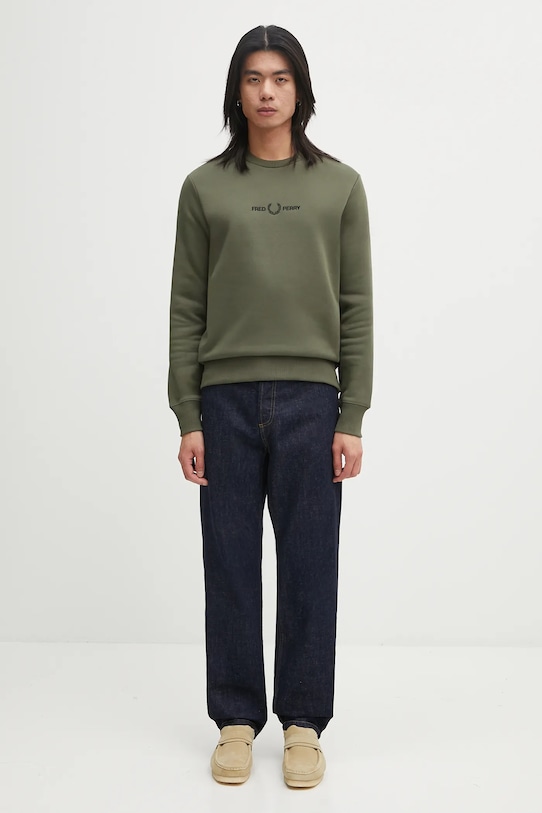 Fred Perry bluza M4727 zielony