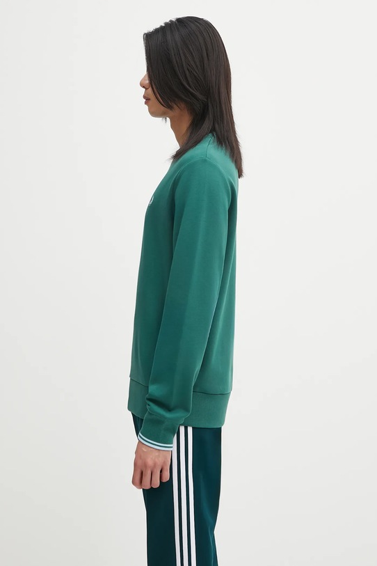 Fred Perry bluza bawełniana M7535 zielony AW25