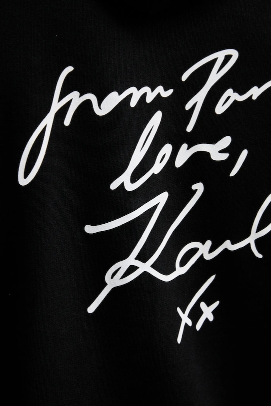 Karl Lagerfeld bluza bawełniana Karl Lagerfeld x Paris Hilton 554917.705420 czarny