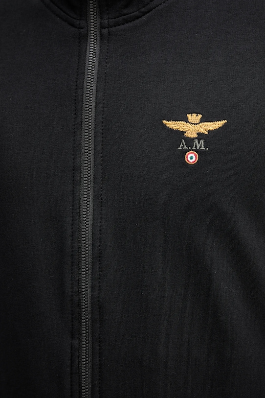Mikina Aeronautica Militare FE1956UF00459 čierna