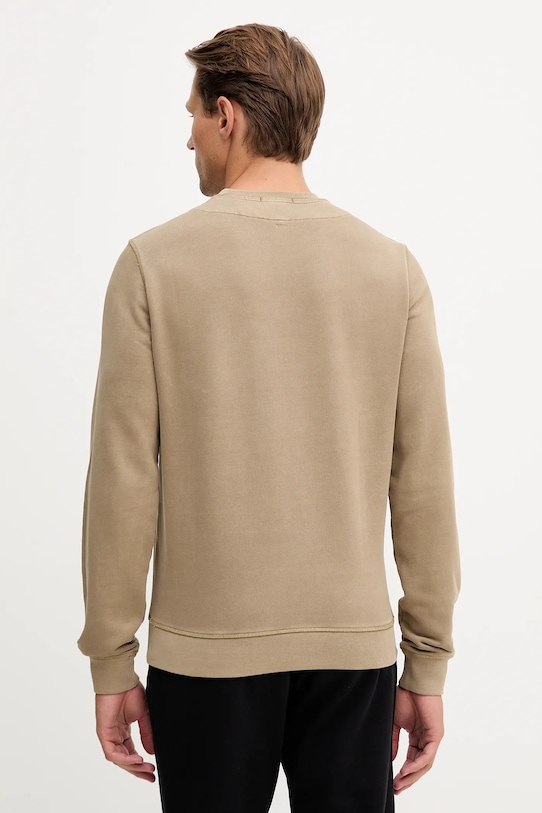Oblečení Bavlněná mikina Aeronautica Militare FE2054UF00665 béžová