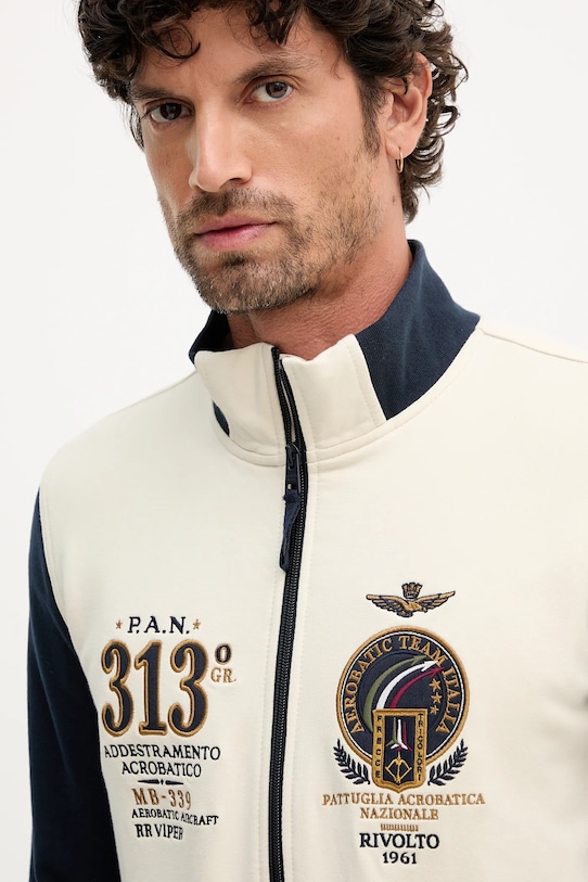 Μπλούζα Aeronautica Militare μπεζ FE2062UF00662