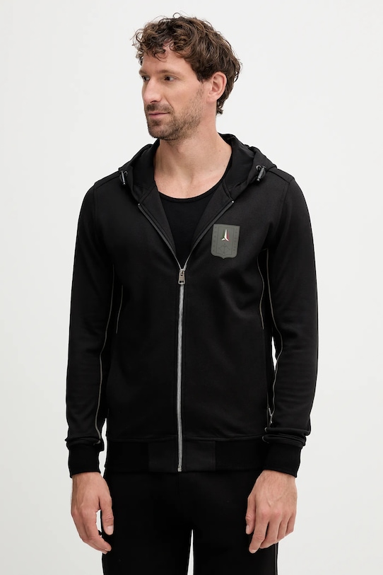 Mikina Aeronautica Militare potlač čierna FE2064UF00667