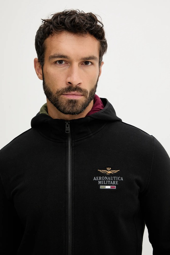 Mikina Aeronautica Militare černá FE2078UF00662