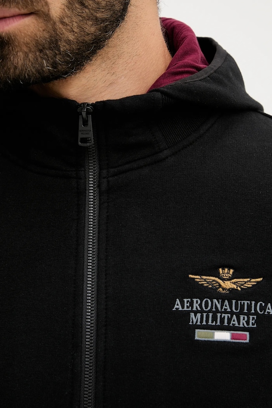 Mikina Aeronautica Militare FE2078UF00662 černá