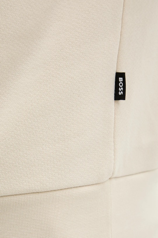 BOSS bluza bawełniana 50549283 beżowy