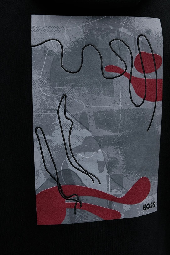 BOSS bluza bawełniana 50549682 czarny
