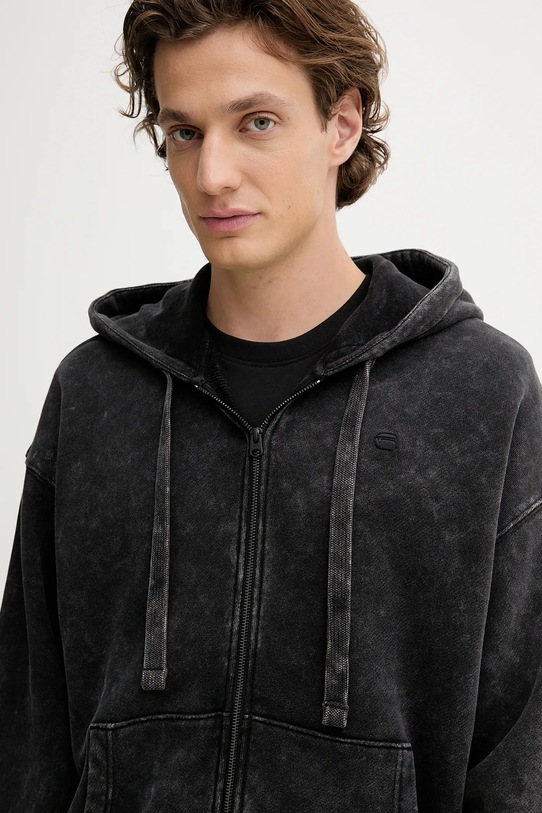 G-Star hanorac de bumbac 0 negru D27084.D575