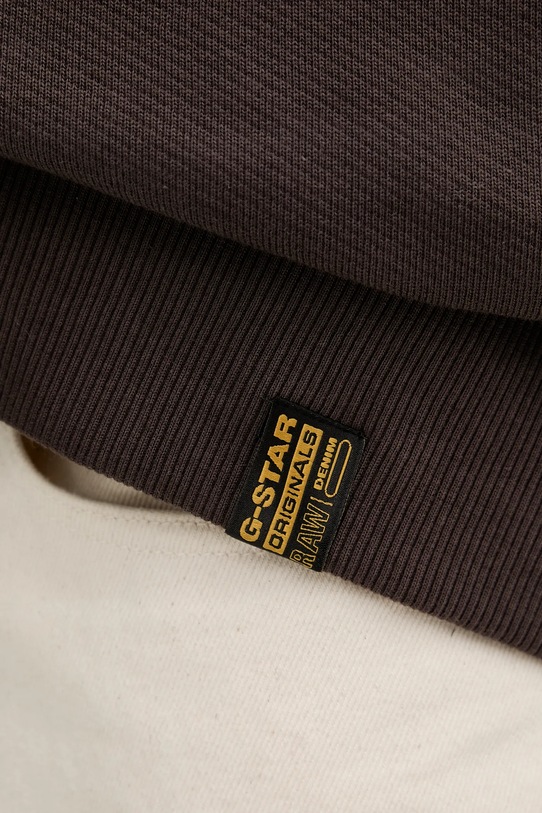 Бавовняна кофта G-Star 0 D27085.D395 коричневий