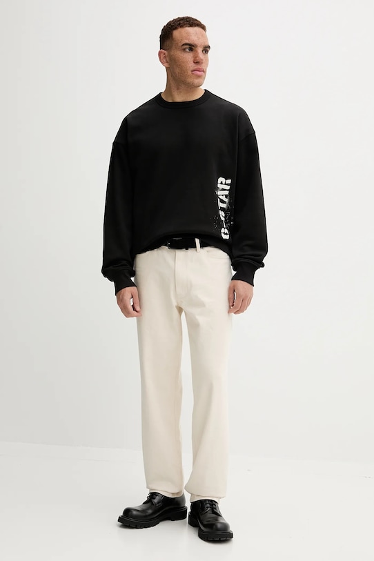 G-Star bluza bawełniana 0 D27096.E124 czarny AW25