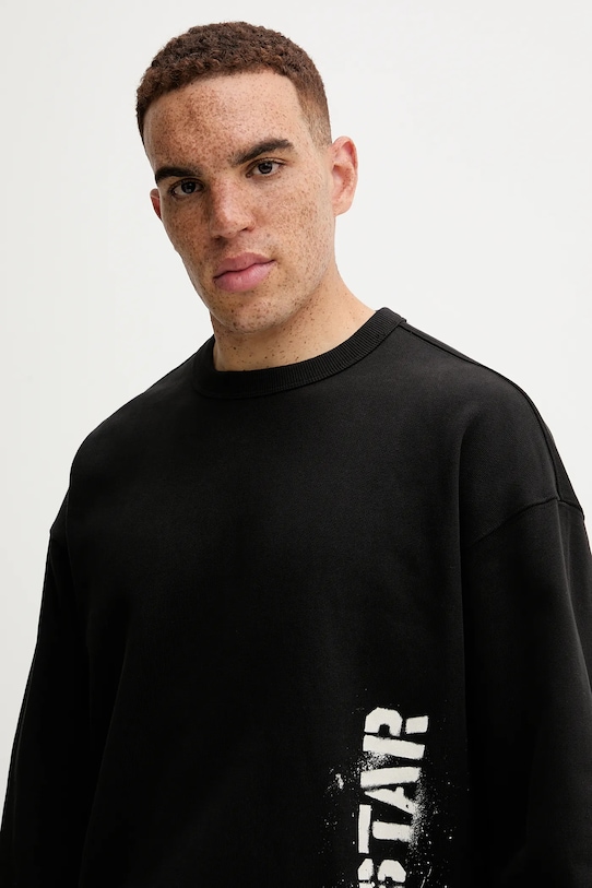G-Star bluza bawełniana 0 czarny D27096.E124