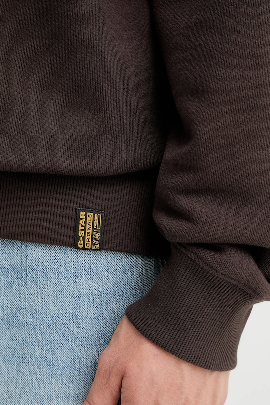 G-Star hanorac de bumbac D27748.D395 maro