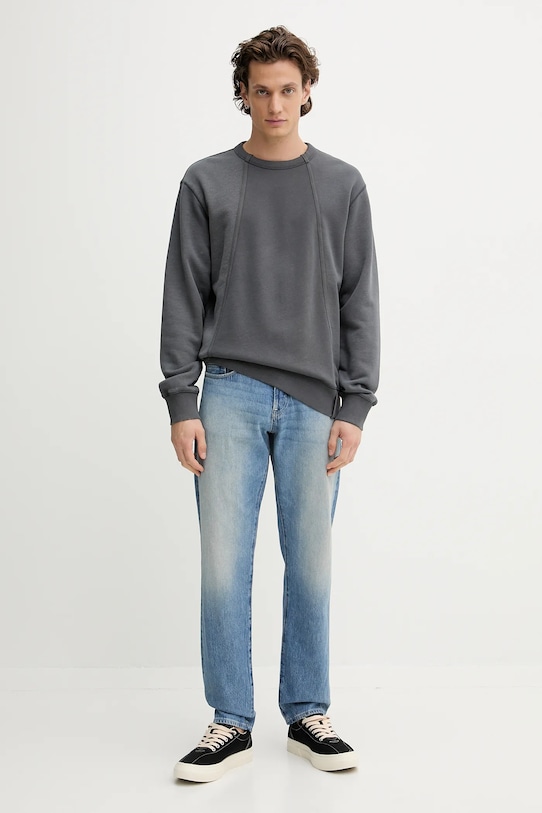 Бавовняна кофта G-Star 0 D27089.E186 блакитний AW25