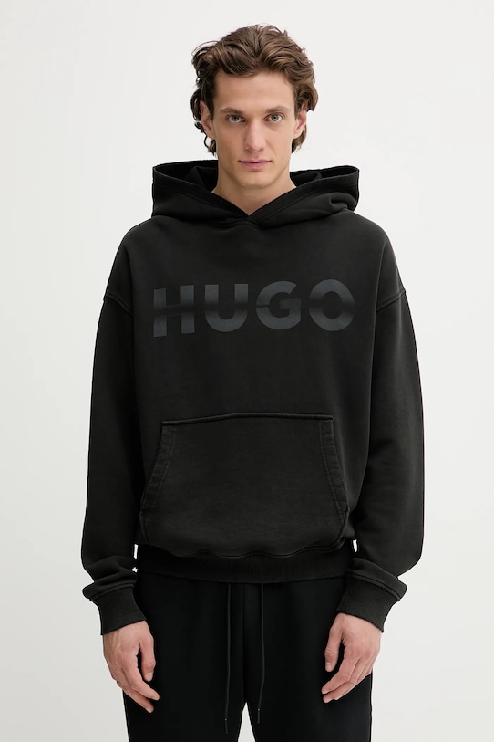 Hugo Blue felső nyomtatásos fekete 50546532