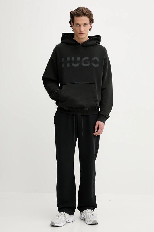 Hugo Blue bluza 50546532 czarny AW25