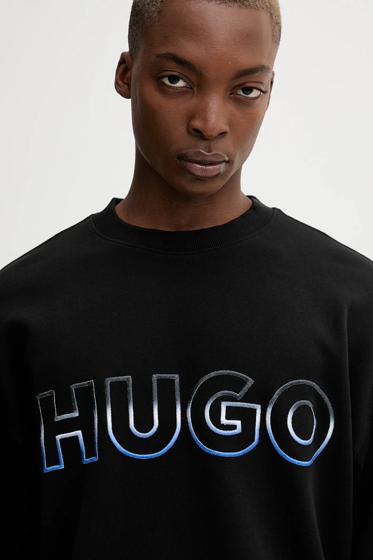 Bavlněná mikina Hugo Blue černá 50549148
