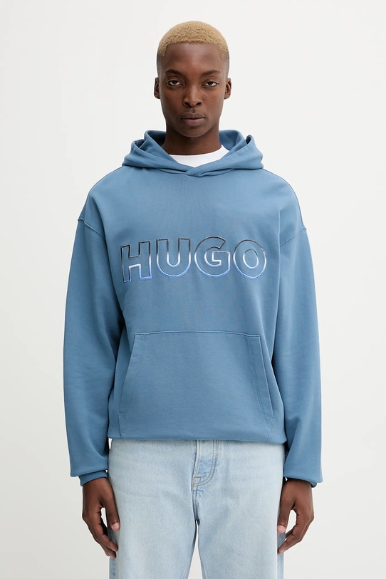 Bavlnená mikina Hugo Blue bavlna modrá 50549151